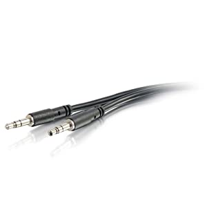C2g/ cables to go C2G 22600 Slim Auxiliary 3.5mm Audio Cable (3 Feet, 0.91 Meters) 3-Feet