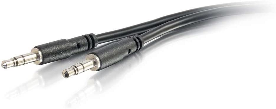 C2g/ cables to go C2G 22601 Slim Auxiliary 3.5mm Audio Cable (6 Feet, 1.82 Meters) 6-Feet