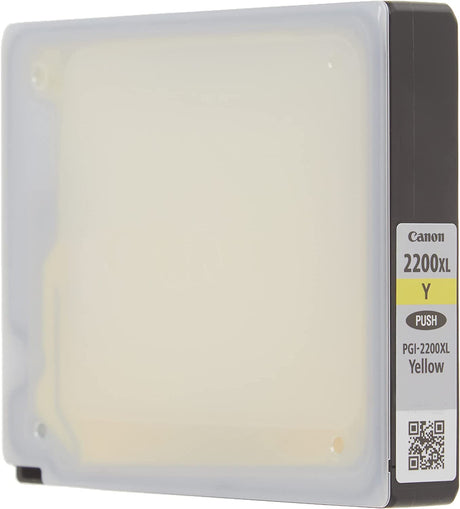 Canon PGI-2200XL Yellow Ink-Tank Compatible to IB4120, MB5420, MB5120, IB4020, MB5020, MB5320 CanonInk MAXIFY PGI-2200 XL Yellow Pigment Ink Tank