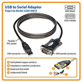 Tripp Lite 5ft USB to Serial Adapter Cable (USB-A to DB9 M/M)(U209-000-R)