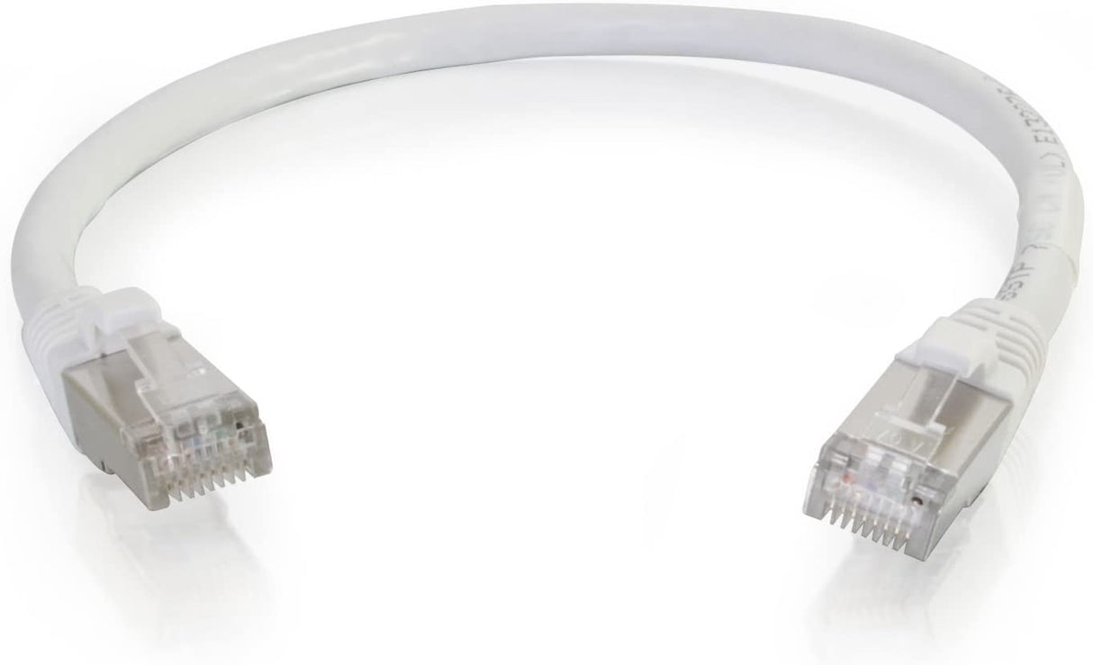 C2g/ cables to go C2G 00923 Cat6 Cable - Snagless Shielded Ethernet Network Patch Cable, White (10 Feet, 3.04 Meters) STP 10 Feet White