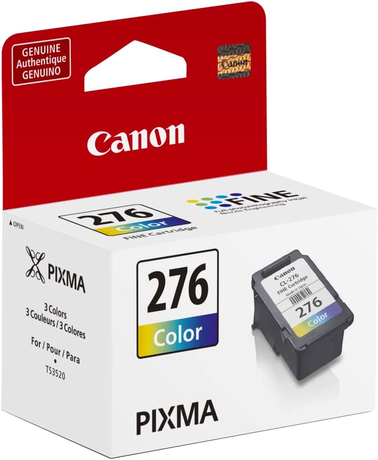 Canon® CL-276 Tri-Color Ink Cartridge, 4988C001