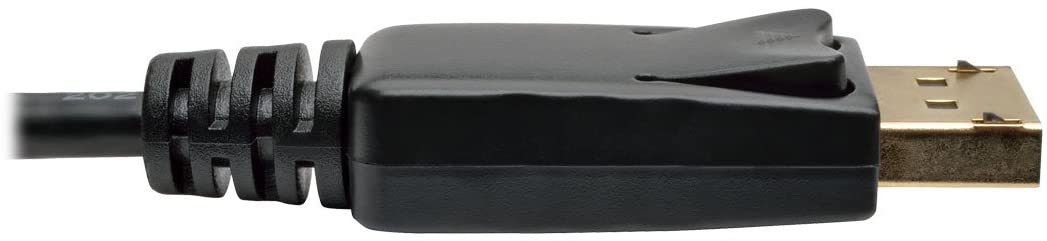 Tripp Lite Mini DisplayPort to DisplayPort Cable, 4K x 2K @ 60Hz, 4096 x 2160 (M/M), Black, 6-ft (P583-006-BK) 6-ft Black