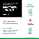 Clover imaging group Clover Remanufactured Toner Cartridge Replacement for Brother TN315 | Magenta | High Yield Magenta 3,500