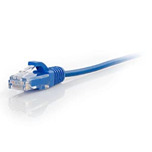 C2g/ cables to go C2G 01079 Cat6 Cable - Snagless Unshielded Slim Ethernet Network Patch Cable, Blue (6 Feet, 1.82 Meters) 6-feet Blue