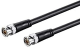 Moonrise Monoprice HD-SDI RG6 BNC Cable - 100 Feet - Black | for Use in HD-Serial Digital Video Transfer, Mobile Apps, HDTV Upgrades, Broadband Facilities - Viper Series