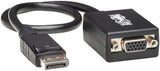 Tripp Lite DisplayPort to VGA Adapter Converter Active DP to VGA 1080p Black M/F 1ft 1' (P134-001-VGA)