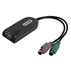 Tripp Lite Minicom PS2 to USB Converter for KVM Switch and Extender, Pure Hardware Solution, TAA GSA Compliant, 3-Year Warranty (0DT60002) PS/2 to USB Adapter