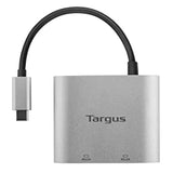 Targus USB-C Dual 4K HDMI Video Adapter, Gray (ACA947CA)