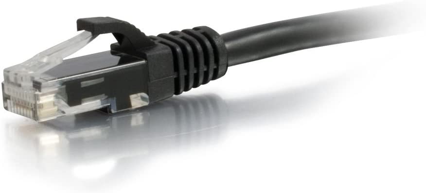 C2g/ cables to go C2G 15208 Cat5e Cable - Snagless Unshielded Ethernet Network Patch Cable, Black (14 Feet, 4.26 Meters)