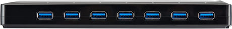 StarTech.com 9 Port USB 3.0 Hub - 7 x USB-A, 2 x USB-A Fast Charge Ports - Multi Port Powered USB Charging Station (ST93007U2C) Black 7 Port + 2 Charge Port