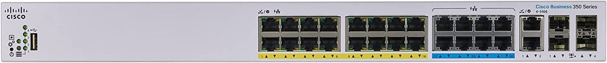 CISCO DESIGNED Business CBS350-24NGP-4X Managed Switch | 8 Port 5GE | 16 Port GE | PoE | 2x10G Combo | 2x10G SFP+ | Limited Lifetime Hardware Warranty (CBS350-24NGP-4X-NA) 8-port 5GE / 16-port GE / PoE+ / 375W / 4 x 10G uplinks