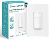 Kasa Smart Motion-Activated WiFi Dimmer Switch by TP-Link (KS220M) - Smart Motion Detection, WiFi Light Switch Works with Alexa and Google Assistant, No Hub Required, White Smart Motion-Activated Dimmer Dimmer Switch