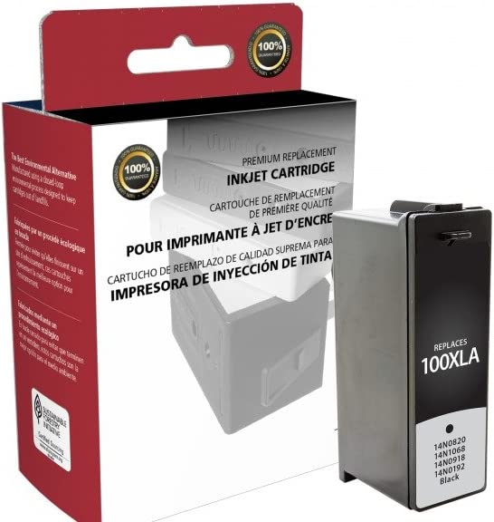 Imaging Supplies Plus Remanufactured High Yield Black Ink Cartridge for Lexmark #100XL