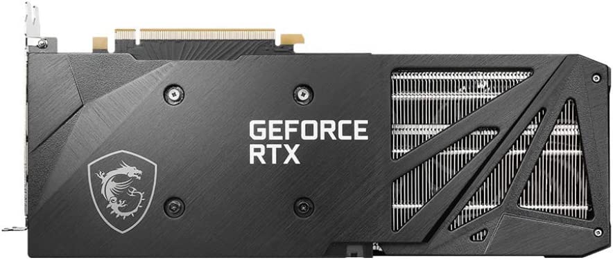 MSI Gaming GeForce RTX 3060 12GB 15 Gbps GDRR6 192-Bit HDMI/DP PCIe 4 Torx Triple Fan Ampere OC Graphics Card (RTX 3060 Ventus 3X 12G OC)