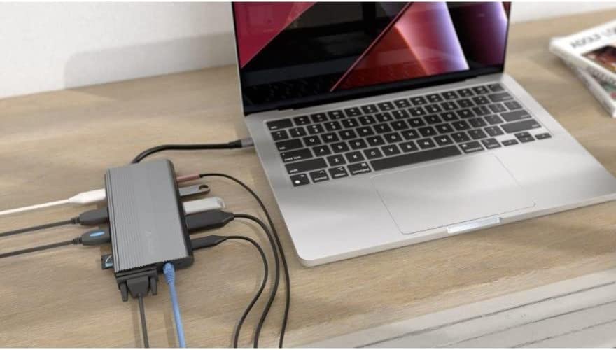 Axiom memory solution Axiom Memory - 12N1USBCHPV5CAXD-AX Docking Station - for Notebook/Workstation - Memory Card Reader - SD, microSD - 100 W - USB Type C - 2 Displays Supported - 4K - 3840 x 2160-1 x USB 2.0
