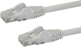 StarTech.com 100ft CAT6 Ethernet Cable - White CAT 6 Gigabit Ethernet Wire -650MHz 100W PoE++ RJ45 UTP Category 6 Network/Patch Cord Snagless Fluke Tested UL/TIA Certified (N6PATCH100WH) White 100 ft / 30 m 1 Pack