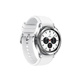 Samsung Galaxy Watch4 Classic 42mm Silver Stainless Steel - Google Wear OS, 1.19" Round Display, Rotating Bezel, HR Monitor, VO2 Max, Fitness Tracking, Sleep Management (CAD Version &amp; Warranty)