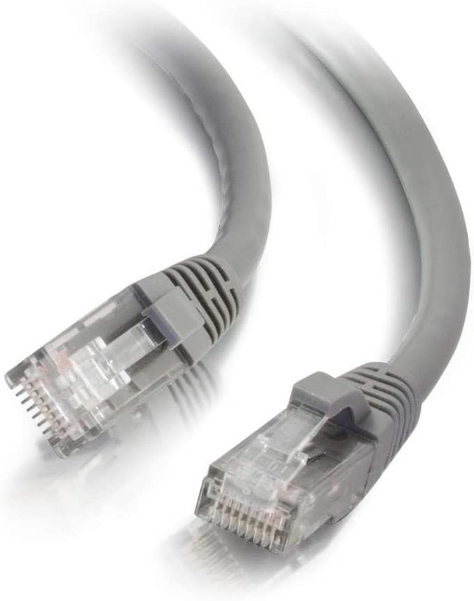 C2G/ Cables To Go 27130 Cat6 Cable - Snagless Unshielded Ethernet Network Patch Cable, Gray (1 Foot, 0.30 Meters)