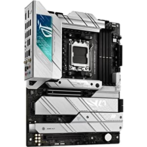 ASUS ROG Strix X670E-A Gaming WiFi 6E Socket AM5 (LGA 1718) Ryzen 7000 Gaming Motherboard(16+2 Power Stages,PCIe® 5.0, DDR5,4xM.2 Slots,USB 3.2 Gen 2x2, WiFi 6E, AI Cooling II)