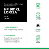 Clover imaging group Clover Remanufactured PageWide Ink Cartridge Replacement for HP 981XL L0R12A | Black