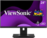 ViewSonic VG2448A 24 Inch IPS 1080p Ergonomic Monitor with Ultra-Thin Bezels, HDMI, DisplayPort, USB, VGA, and 40 Degree Tilt for Home and Office 24-Inch Thin-Bezels