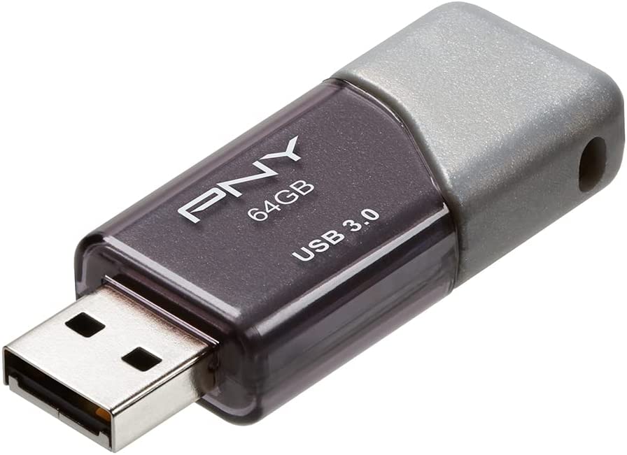 PNY 64GB Turbo Attache 3 USB 3.0 Flash Drive 64GB FLASH DRIVE