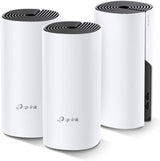 TP-Link Deco Whole Home Mesh WiFi System – Up to 5,500 Sq.ft. Coverage, WiFi Router/Extender Replacement, Gigabit Ports, Seamless Roaming, Parental Controls, Works with Alexa(Deco M4 3-Pack)