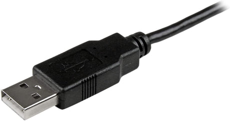 StarTech.com 6 ft Mobile Charge Sync USB to Slim Micro USB Cable - Phones &amp; Tablets - A to Micro B M/M - Thin Micro USB Charging Cable (USBAUB6BK) 6 ft / 2m Black