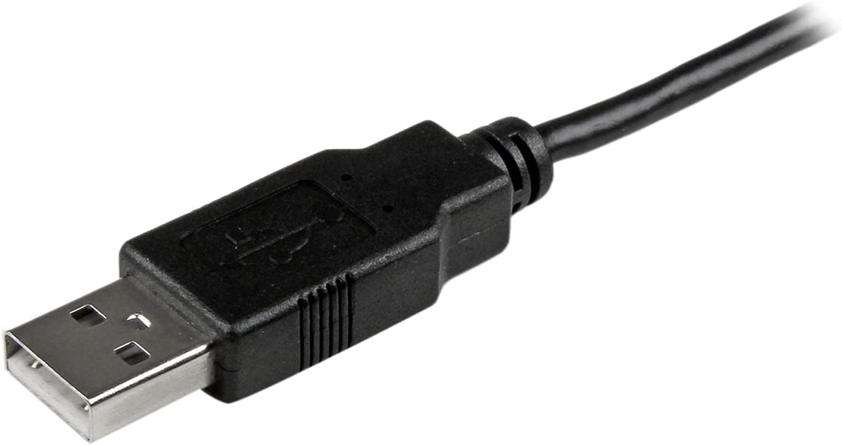 StarTech.com 15cm 6in Mobile Charge Sync USB to Slim Micro USB Cable for Phones &amp; Tablets A to Micro B - M/M - Thin Micro USB Charge Cable (USBAUB15CMBK) 6in Black