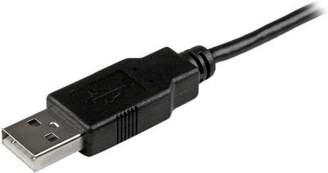 StarTech.com 15cm 6in Mobile Charge Sync USB to Slim Micro USB Cable for Phones &amp; Tablets A to Micro B - M/M - Thin Micro USB Charge Cable (USBAUB15CMBK) 6in Black