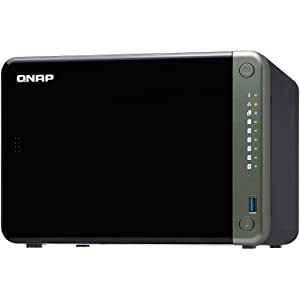 QNAP TS-653D-8G 6 Bay NAS for Professionals with Intel® Celeron® J4125 CPU and Two 2.5GbE Ports 6-bay 8GB RAM NAS