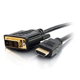 C2g/ cables to go C2G DVI to HDMI Cable, HDMI Adapter, DVI-D Male to HDMI Male, 1080p, Gold Plated for PS4 &amp; PS3, 1.6 Feet (0.5 Meters), Black, Cables to Go 42513