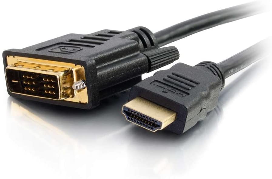 C2g/ cables to go C2G DVI to HDMI Cable, HDMI Adapter, DVI-D Male to HDMI Male, 1080p, Gold Plated for PS4 &amp; PS3, 3.28 Feet (1 Meter), Black, Cables to Go 42514