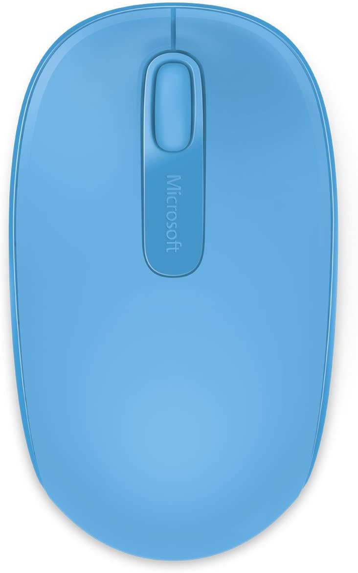 Microsoft Wireless Mobile Mouse 1850, Cyan Blue - U7Z-00056