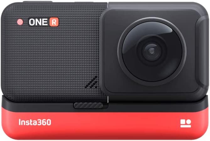 Insta360 ONE R 360 Edition – 5.7K 360 Degree Camera with Stabilization, IPX8 Waterproof, Invisible Selfie Stick Effect, Touch Screen, AI Editing