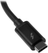 StarTech.com Thunderbolt 3 to Thunderbolt 2 Adapter - TB3 Laptop to TB2 Displays/Devices - Thunderbolt 2 20Gbps or Thunderbolt 1 10Gbps Converter - TB3 Certified - Black - Windows/Mac (TBT3TBTADAP)