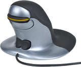 Posturite Wired Penguin Mouse - Medium (9820100), Black