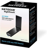 NETGEAR AC1900 Wi-Fi USB 3.0 Adapter for Desktop PC | Dual Band Wifi Stick for Wireless internet (A7000-10000S) AC1900, USB 3.0