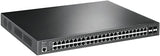 TP-Link TL-SG3452P | 48 Port Gigabit L2+ Managed PoE Switch | 48 PoE+ Port @384W, 4 x SFP Slots | PoE Auto Recovery | Omada SDN Integrated | IPv6 | Static Routing | Limited Lifetime Protection 48 Port PoE+, 4 SFP Slots