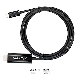  VisionTek USB-C to USB-C 3.1 Gen 2 Cable - 100W Power Delivery  - 10Gbps - DP Alt Mode - 901524 : Electronics