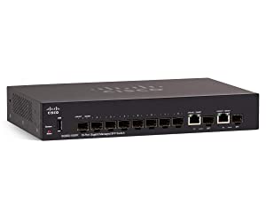 Cisco 10-Port Gigabit Managed SFP Switch (SG350-10SFP-K9-NA)