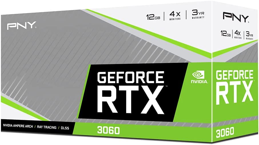PNY GeForce RTX™ 3060 12GB Verto Dual Fan Graphics Card PNY Dual Fan