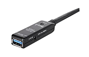 SIIG USB 3.0 Active Repeater Cable 20-Meters (JU-CB0811-S1) Black 20 Meters USB 3.0