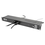 Tripp Lite Isobar 12-Outlet Network Server Surge Protector, 15 ft. Cord w/5-20P Plug, 3840 Joules, 1U Rack-Mount, Metal, &amp; $25,000 INSURANCE (IBAR12-20ULTRA) 20A + Isobar Surge Protection Single