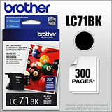 Brother Printer LC71BK Standard Yield Black Ink