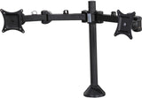 SIIG Tilt/swivel/rotate/Extend Desk Mount for 13 to 27 Inches Dual Monitor, Black (CE-MT0Q11-S1)