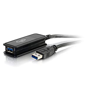C2g/ cables to go C2G USB Long Extension Cable, USB Cable, USB A to A Cable, Black, 16.4 Feet (5 Meters), Cables to Go 39939 USB A Male to A Female 16.4 Feet Black