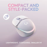 Logitech G705 Wireless Gaming Mouse, Customizable LIGHTSYNC RGB Lighting, Lightspeed Wireless, Bluetooth Connectivity, Lightweight, PC/Mac/Laptop - White Mist G705 Mouse