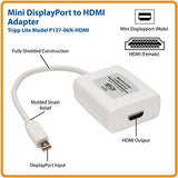 Tripp Lite Keyspan Mini DisplayPort to HDMI Cable Adapter, MDP to HDMI (M/F), MDP2HDMI, 1080p, 6-in. (P137-06N-HDMI)